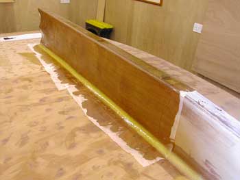 Peel ply on