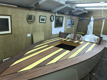 Hull sanded